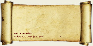 Sara Nedić vizit kartica